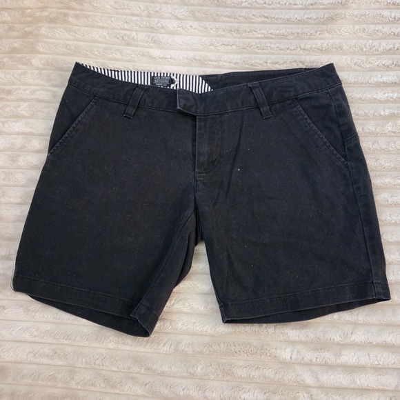 Volcom Pants - Volcom Juniors Black Casual Shorts Size 3 Skater Surf Chino Pocketed Y2k